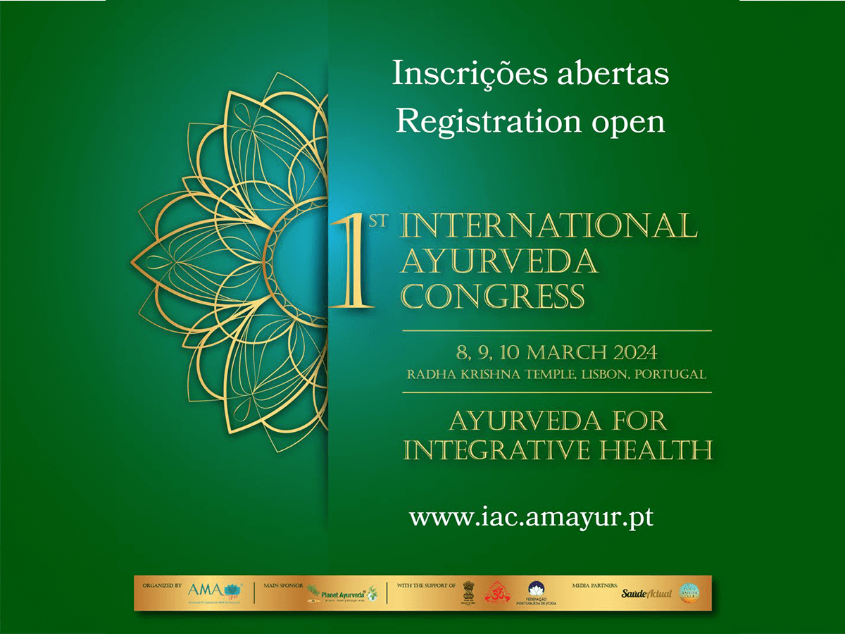 Congresso Internazionale Āyurveda, Lisbona 8-10 Marzo 2024 | Ayurvedic Point©