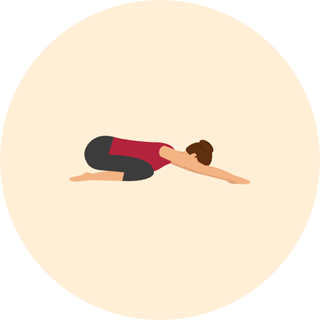 La posizione yoga Dharmikāsana (posizione della Devozione) rilassa il corpo e la mente