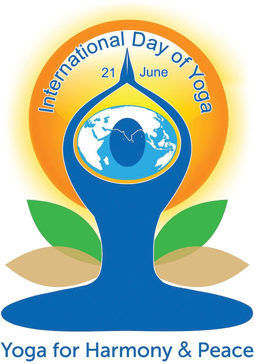 Logo della giornata internazionale dello Yoga