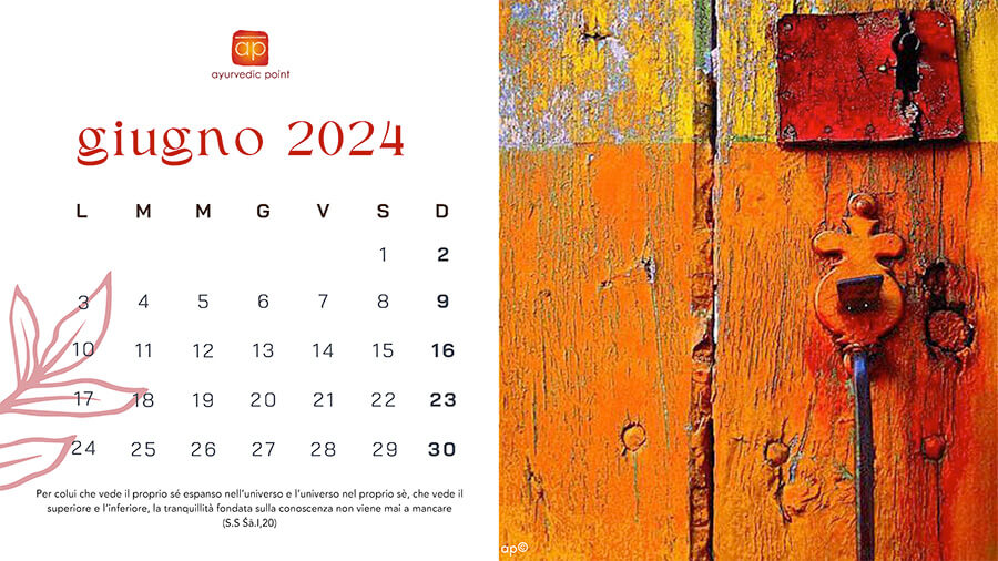 Calendario 2024 06 Giugno