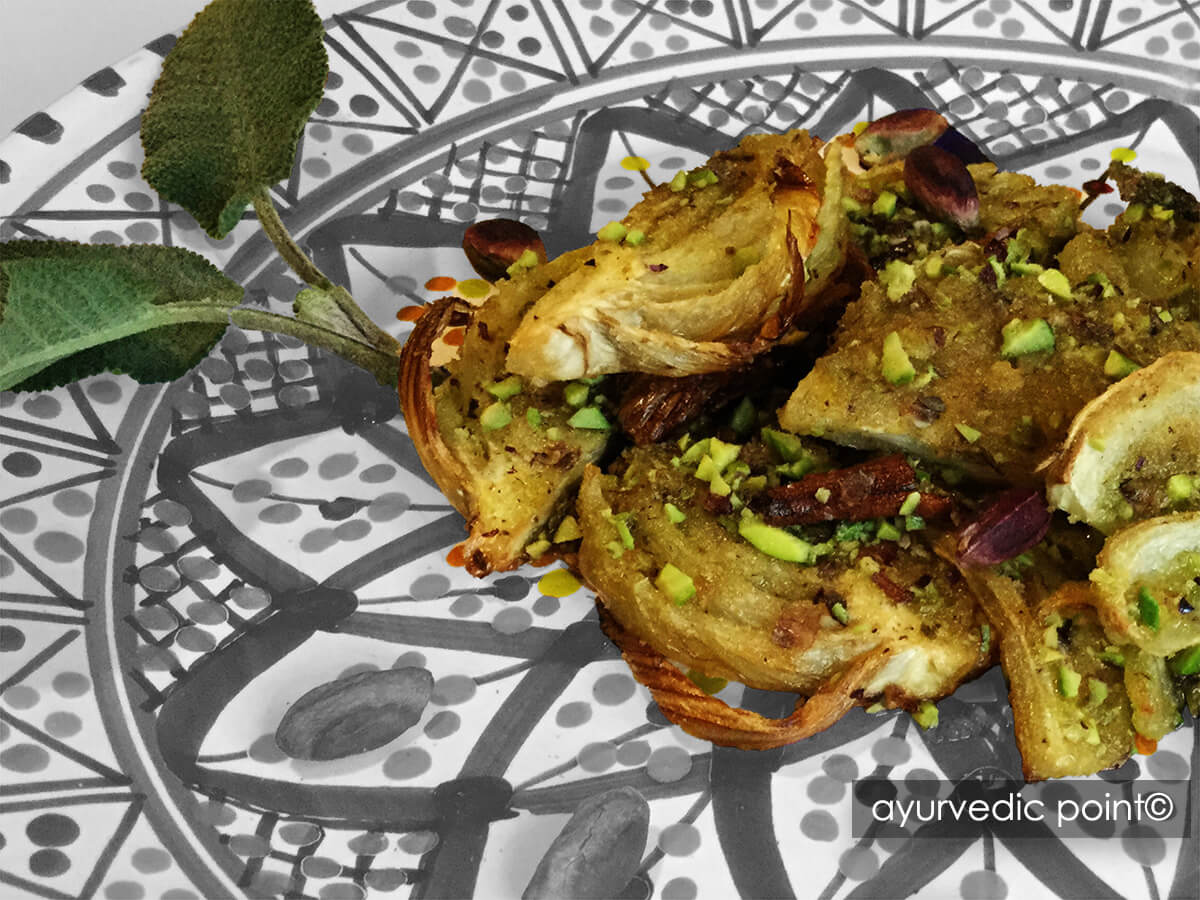 Finocchi gratinati | Ricetta ayurvedica vegetariana - Ayurvedic Point©, Milano