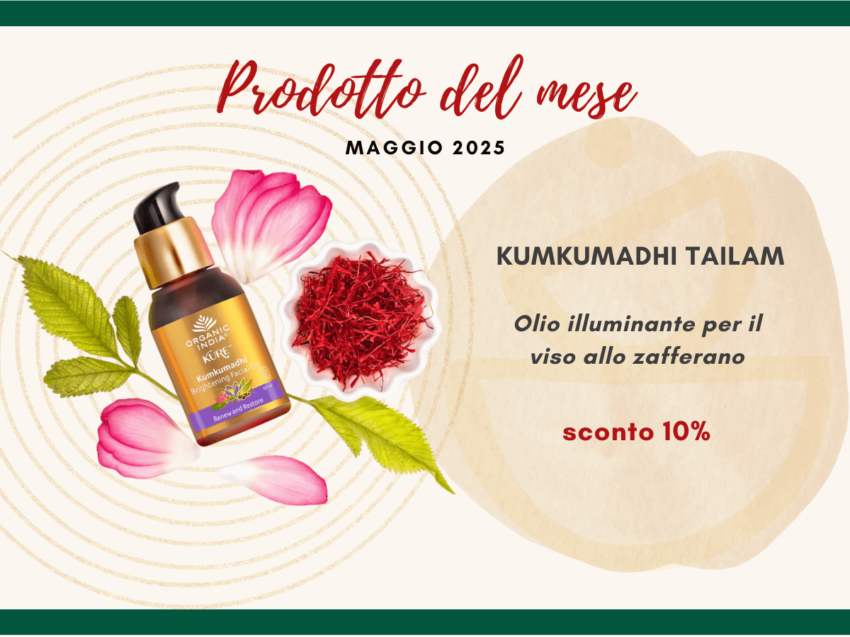 Prodotto del mese maggio 2025: Kumkumadhi Tailam | Ayurvedic Pont©, Milano