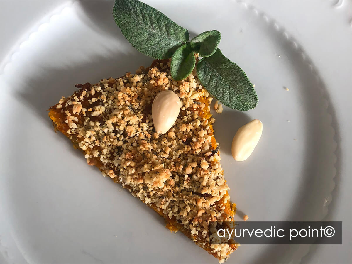Tortino Di Zucca E Porro Gratinato - Ricetta Ayurvedica Vegetariana | Ayurvedic Point©, Milano