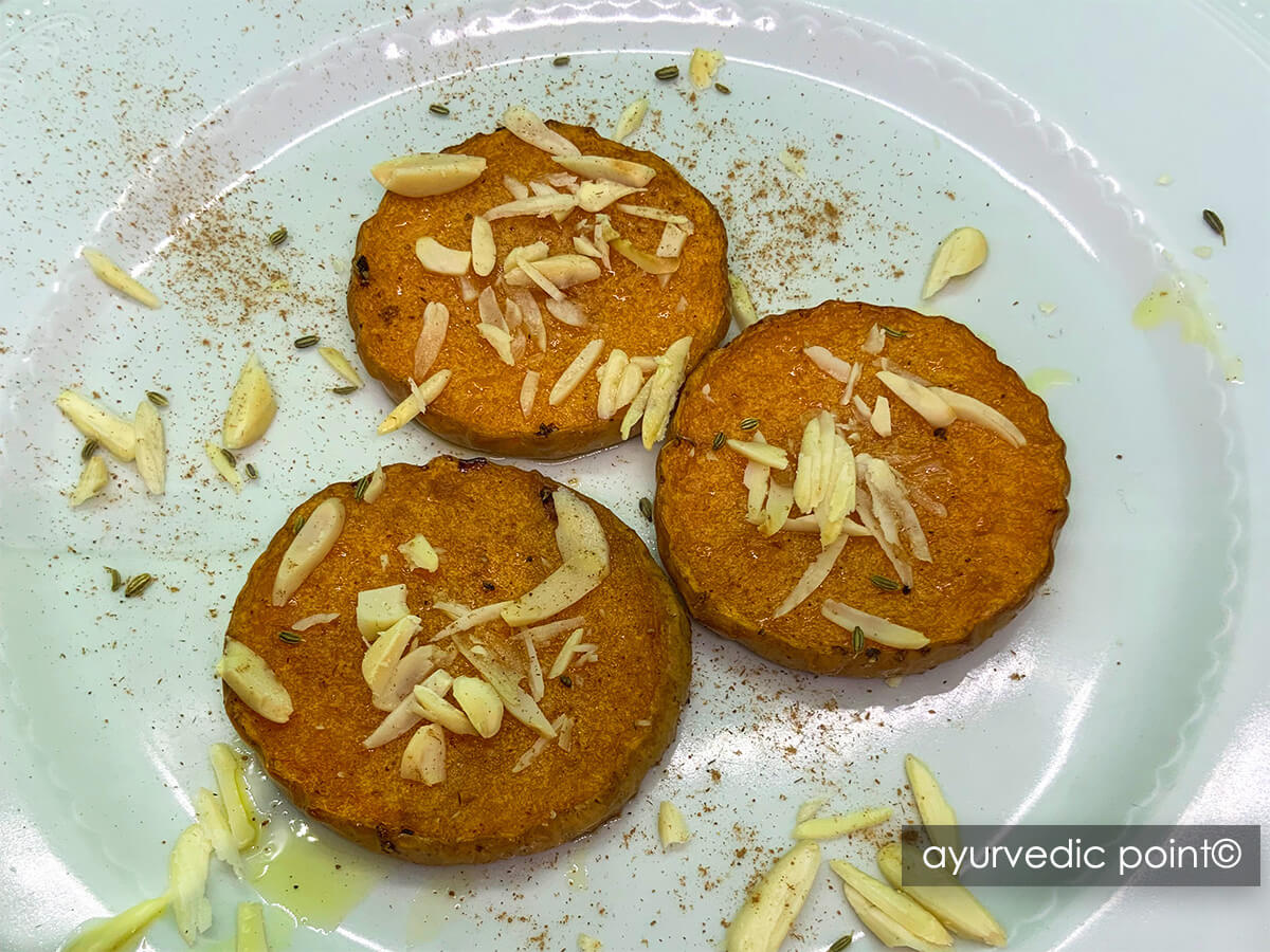 Zucca Gratinata - Ricetta Ayurvedica Vegetariana | Ayurvedic Point©, Milano
