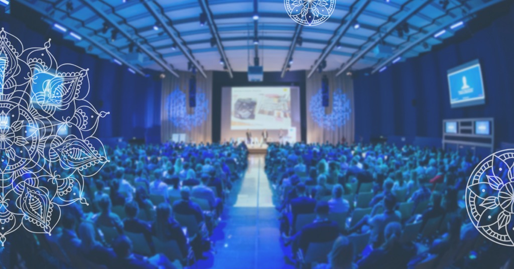 Congresso internazionale di Ayurveda con pubblico in sala, evento online Ayurveda Today 2026