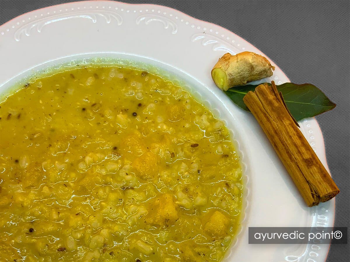 Kitchari Con La Zucca - Ricetta Ayurvedica Vegetariana | Ayurvedic Point©, Milano